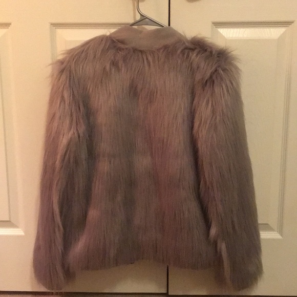 Silence & Noise + Urban Outfitters faux fur lavender jacket - Picture 2 of 2